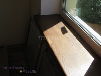 Подоконник на заказ из дуба