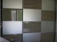 Двери-купе со стеклом Лакобель